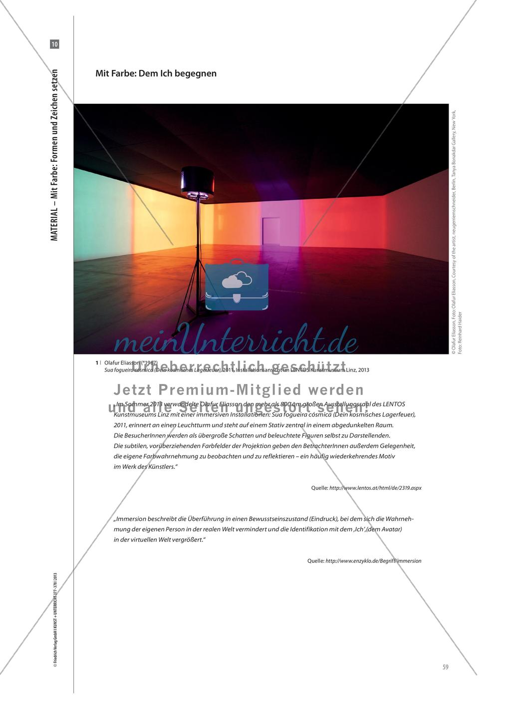 Material-Teil: Formgebung und Wirkung von Farbe in der bildenden Kunst Preview 14
