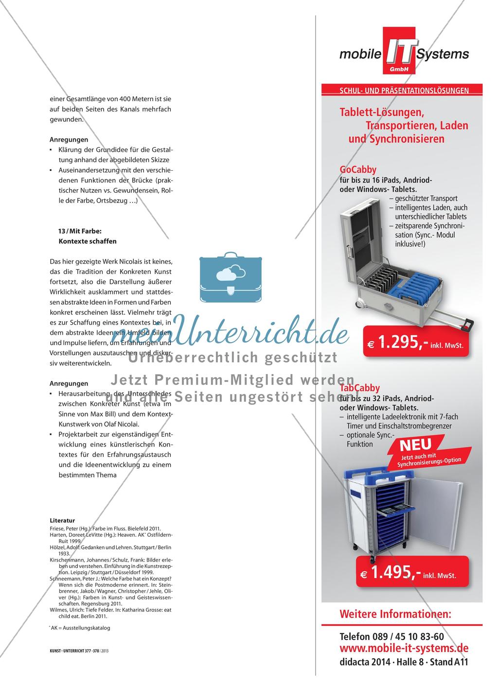 Material-Teil: Formgebung und Wirkung von Farbe in der bildenden Kunst Preview 4