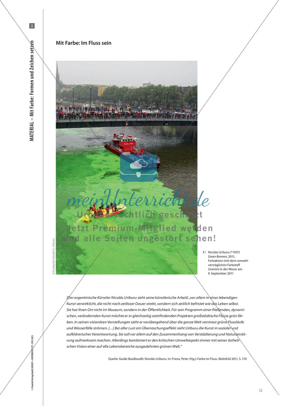 Material-Teil: Formgebung und Wirkung von Farbe in der bildenden Kunst Preview 7