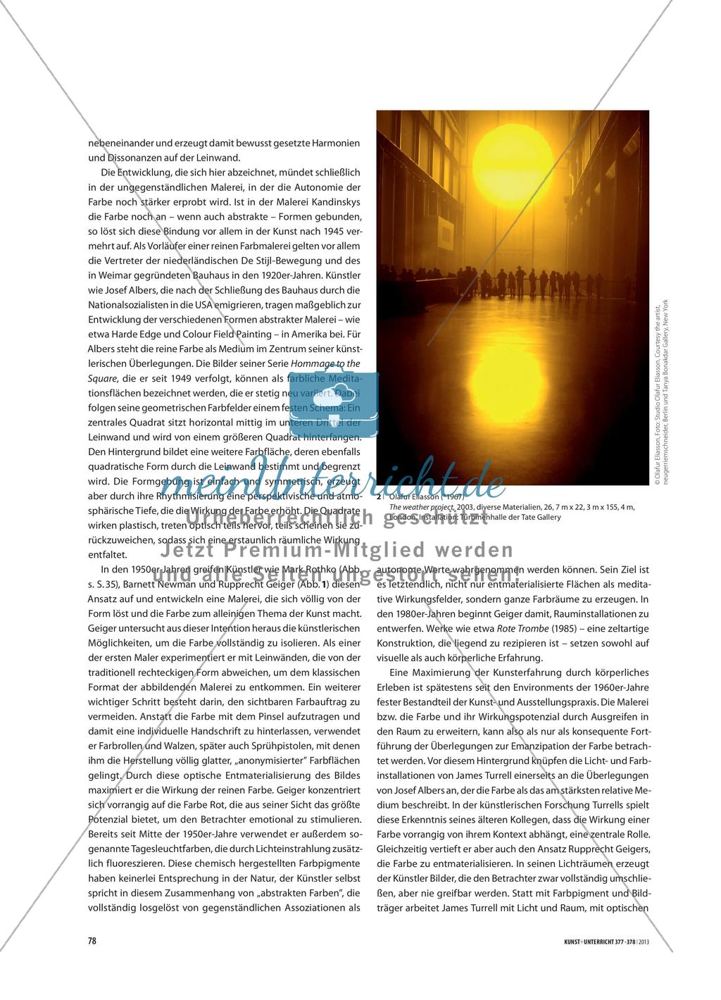 Die Farbe und ihre Bedeutung im Zeitverlauf der jüngeren Kunstgeschichte Preview 2