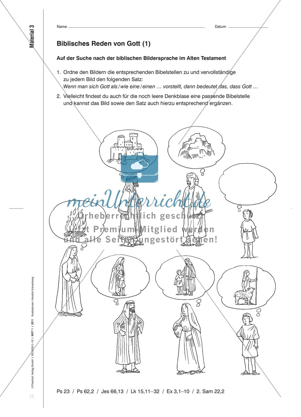 … von Gott reden?! - Moderne Bilder für Gott finden und für einen Schulgottesdienst gestalten Preview 5