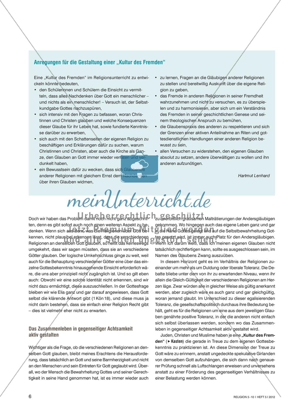 Glauben alle an denselben Gott? - Eine Warnung vor vorschnellen Antworten Preview 3