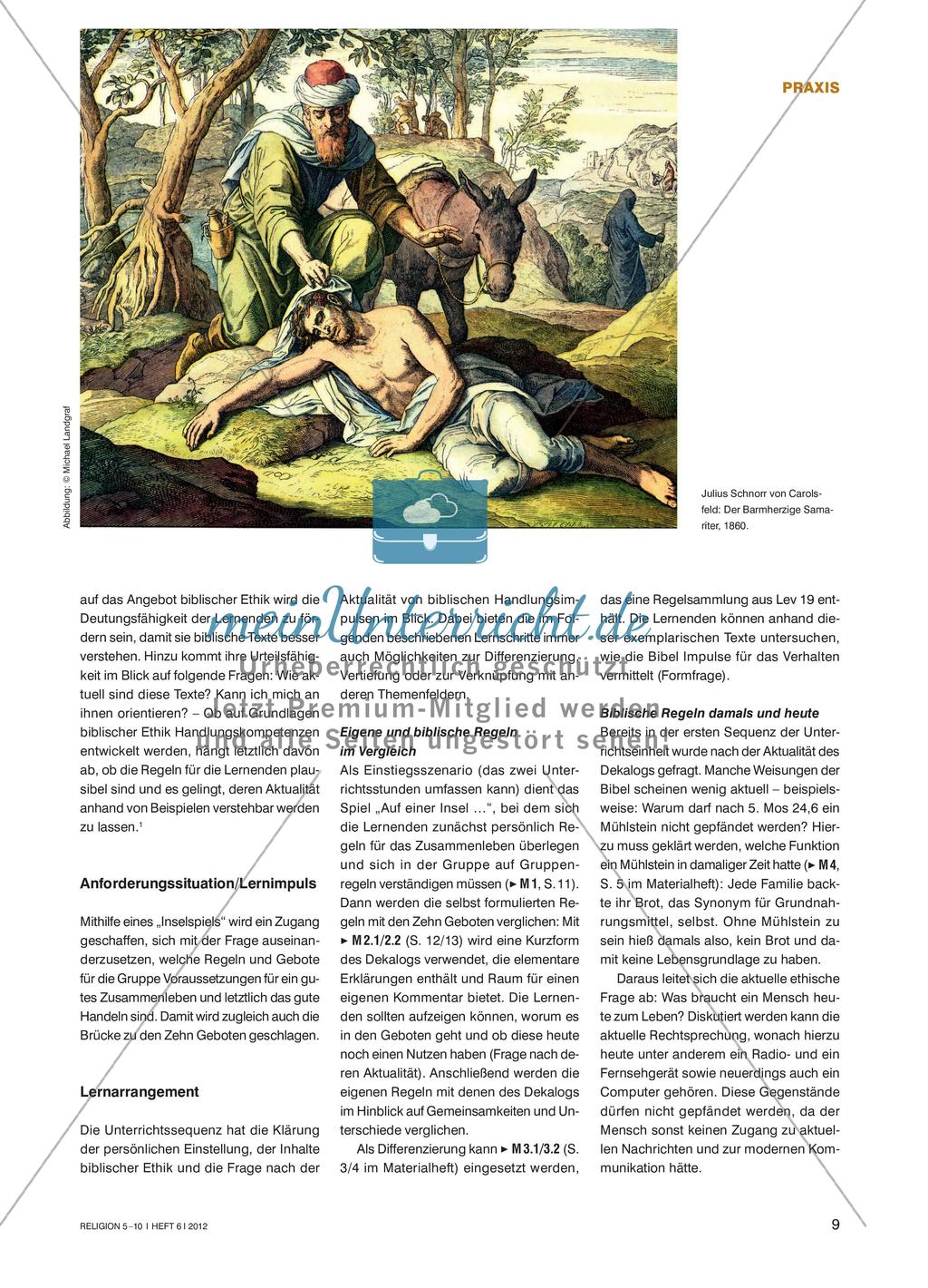 „Es ist dir gesagt, Mensch, was gut ist …“ - Wie die Bibel mit ethischen Fragen umgeht Preview 2