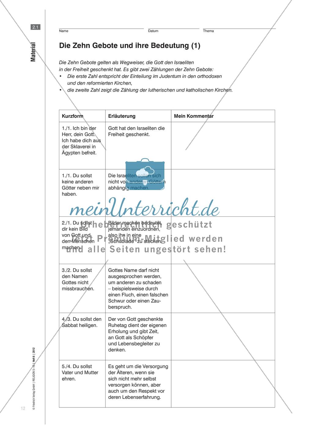 „Es ist dir gesagt, Mensch, was gut ist …“ - Wie die Bibel mit ethischen Fragen umgeht Preview 5