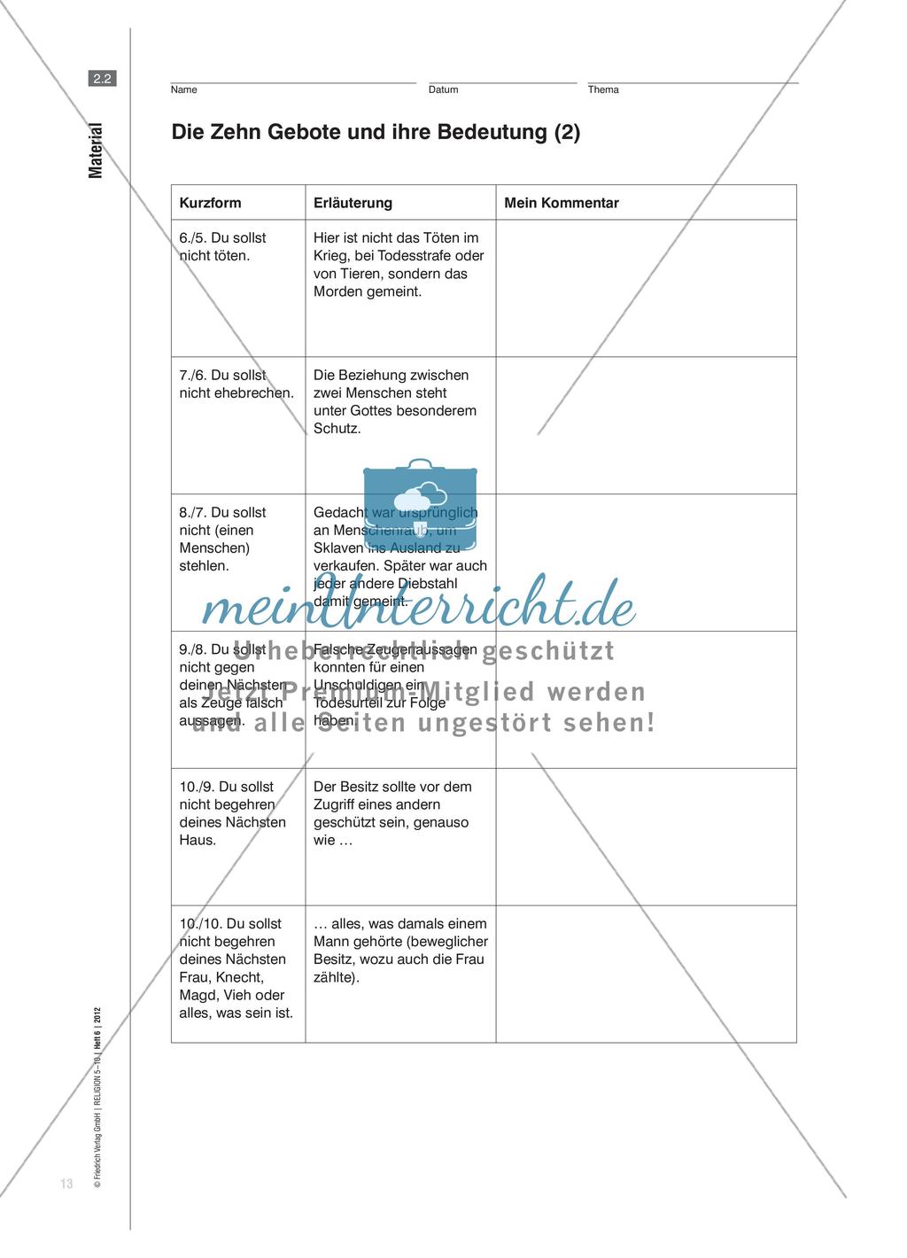 „Es ist dir gesagt, Mensch, was gut ist …“ - Wie die Bibel mit ethischen Fragen umgeht Preview 6