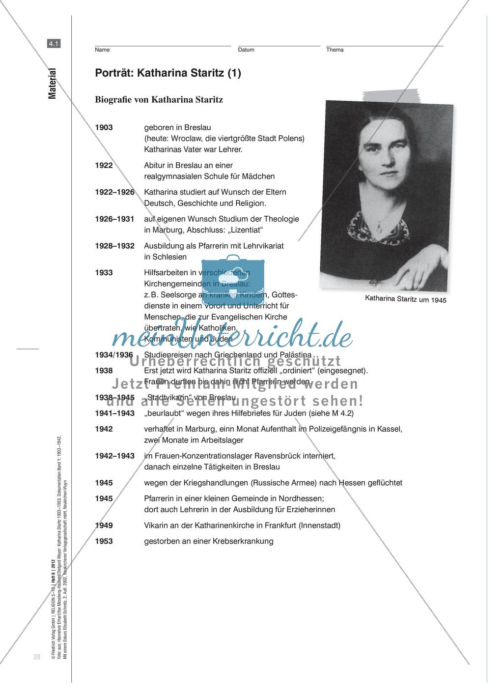 Nicht nur gut oder böse? - Handlungsmöglichkeiten für junge Christen in der Zeit des Nationalsozialismus Preview 9