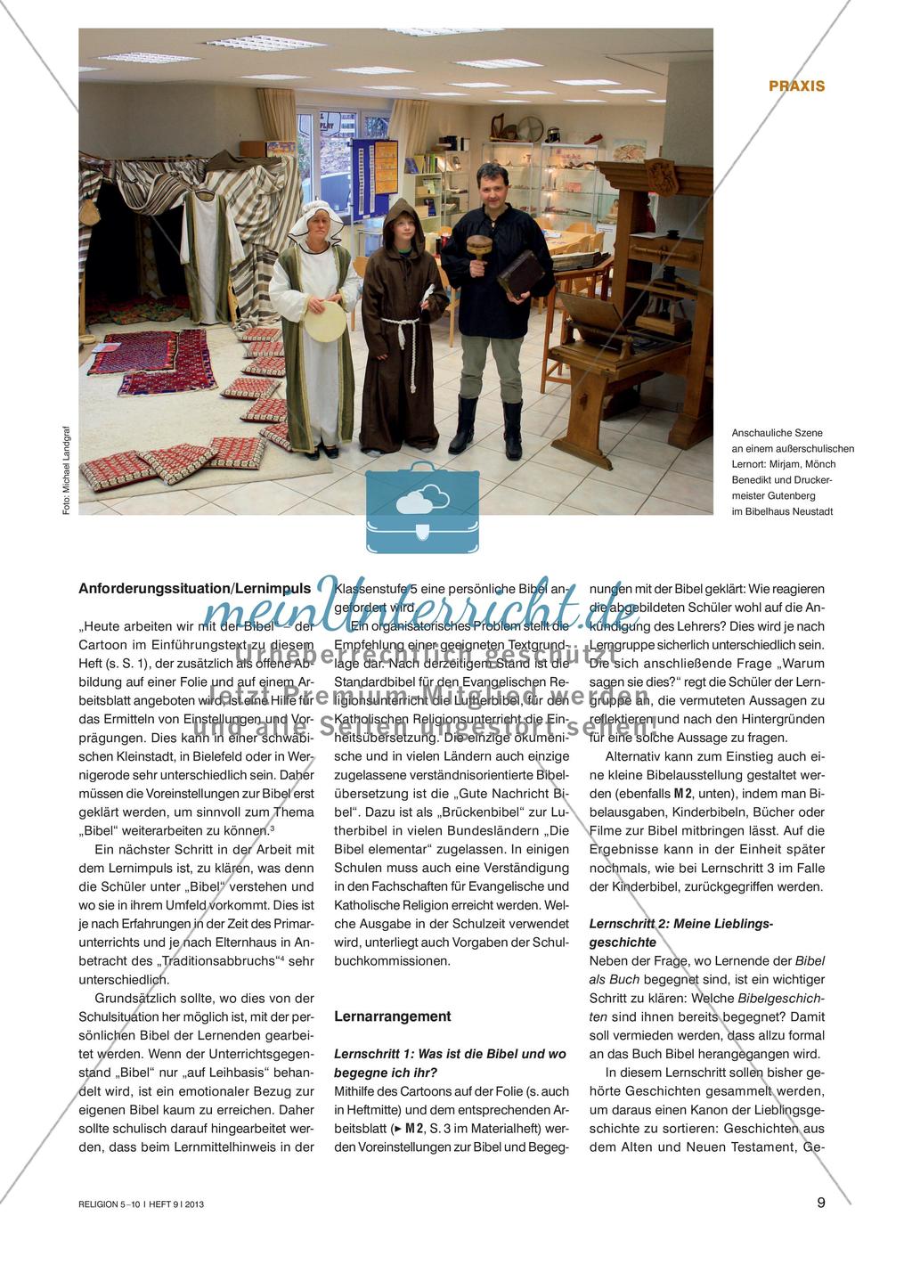 Meine Bibel - Zugänge und Sicherheit im Umgang mit dem Bibelbuch schaffen Preview 2