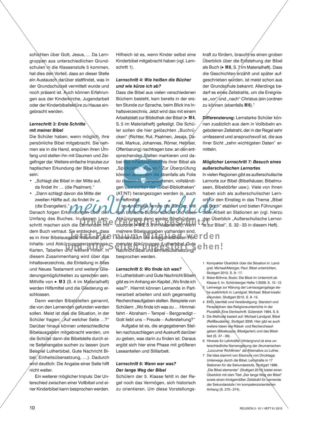 Meine Bibel - Zugänge und Sicherheit im Umgang mit dem Bibelbuch schaffen Preview 3