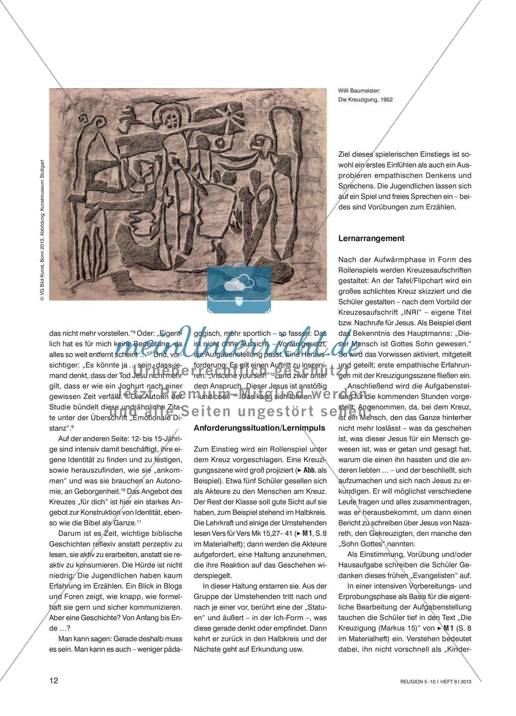Damit die Erlösung nicht „wie ein Joghurt verfällt“ - Biblische Geschichten selbst erzählen, um sie zu verstehen Preview 2