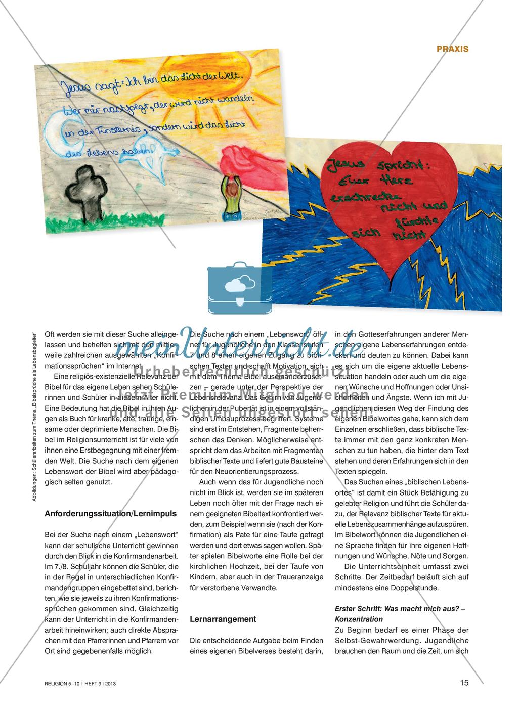Biblische Worte fürs Leben - Einen Bibelspruch als Lebensbegleiter finden Preview 2