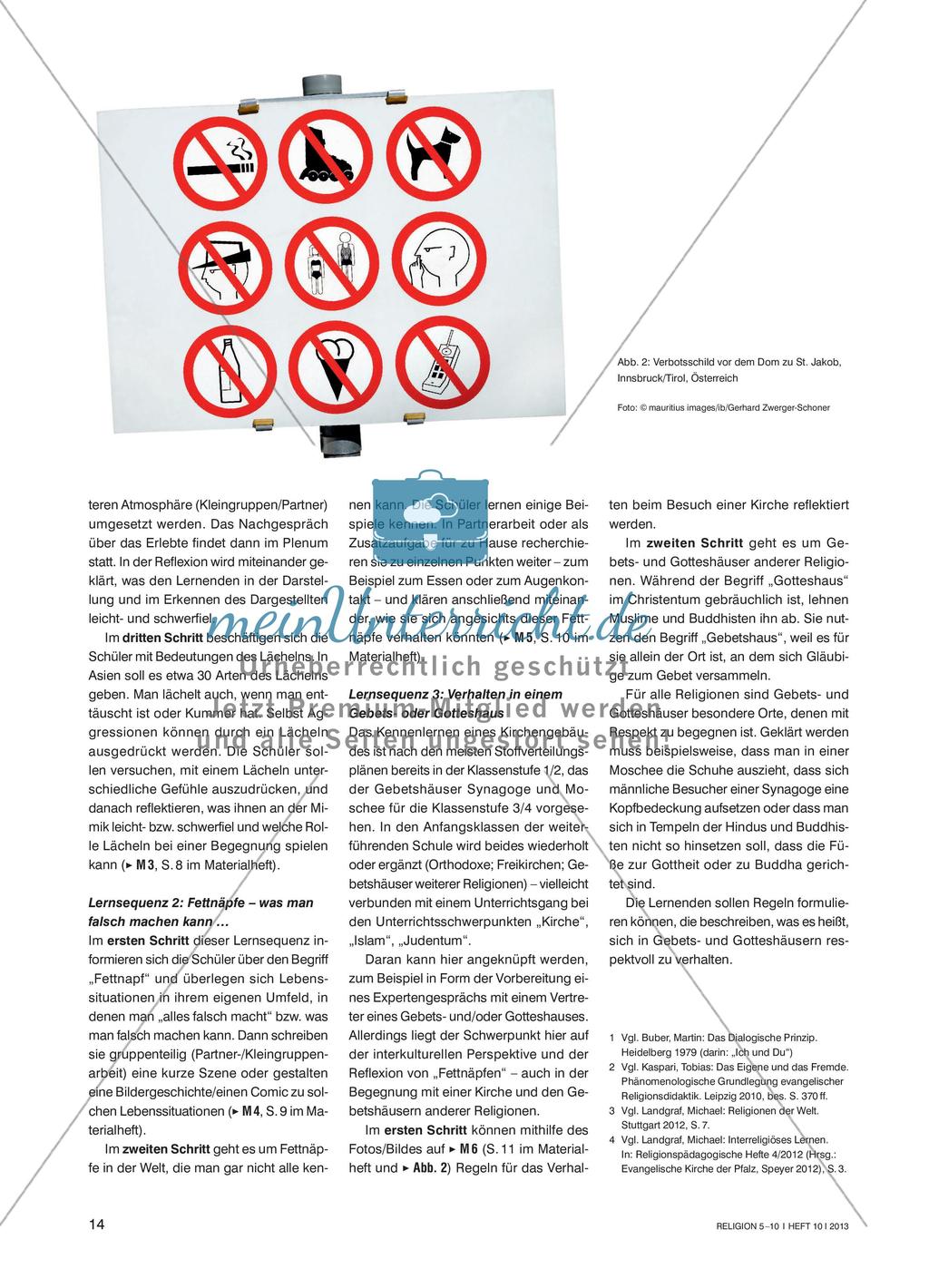 „Da gibt es aber viele Fettnäpfe …“ - Respektvolles Verhalten gegenüber Menschen und in Gebetshäusern erlernen Preview 3