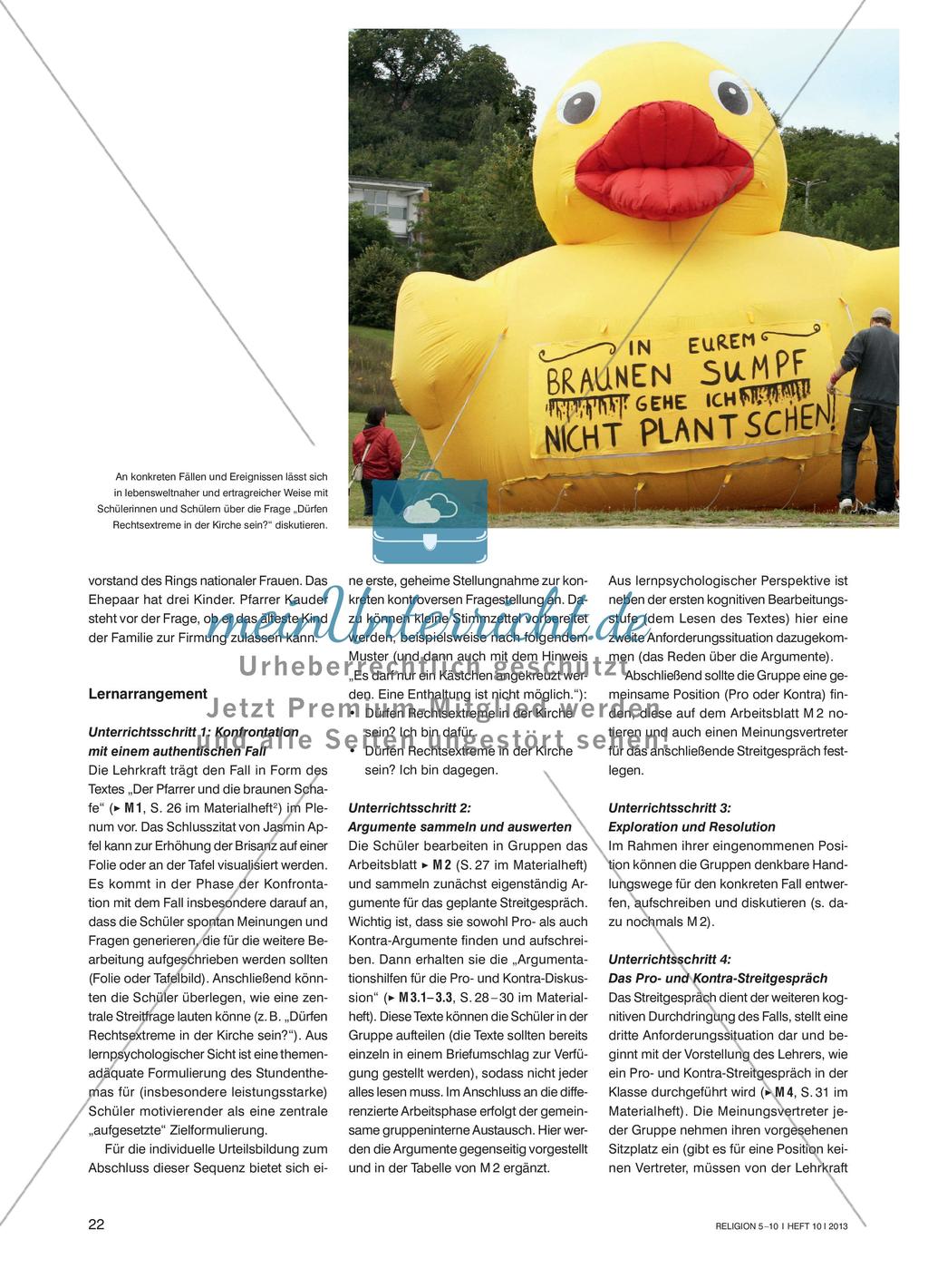Faule Äpfel und braune Kekse - Pro und Kontra: Dürfen Rechtsextreme in der Kirche sein? Preview 2