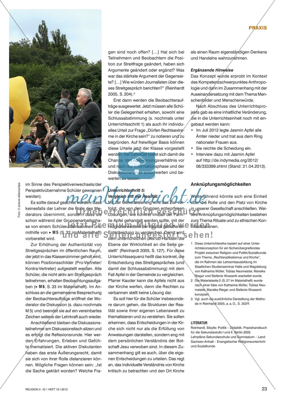 Faule Äpfel und braune Kekse - Pro und Kontra: Dürfen Rechtsextreme in der Kirche sein? Preview 3
