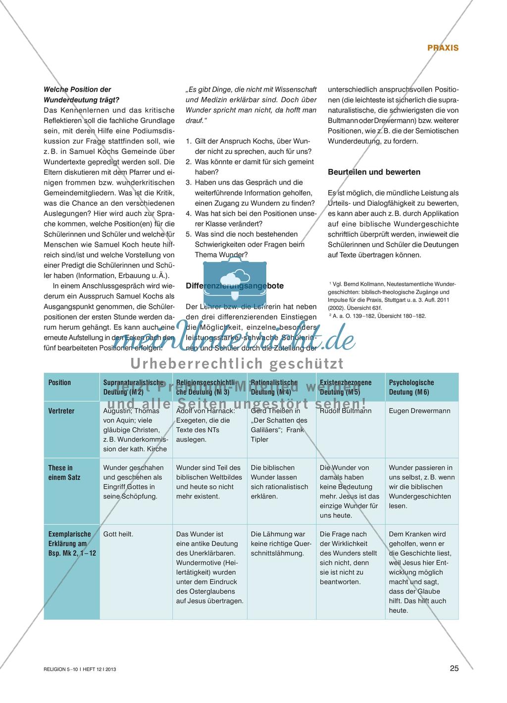 „Wunder dauern etwas länger!“ - Theologisieren mit Jugendlichen zum Thema „Wunder“ Preview 3