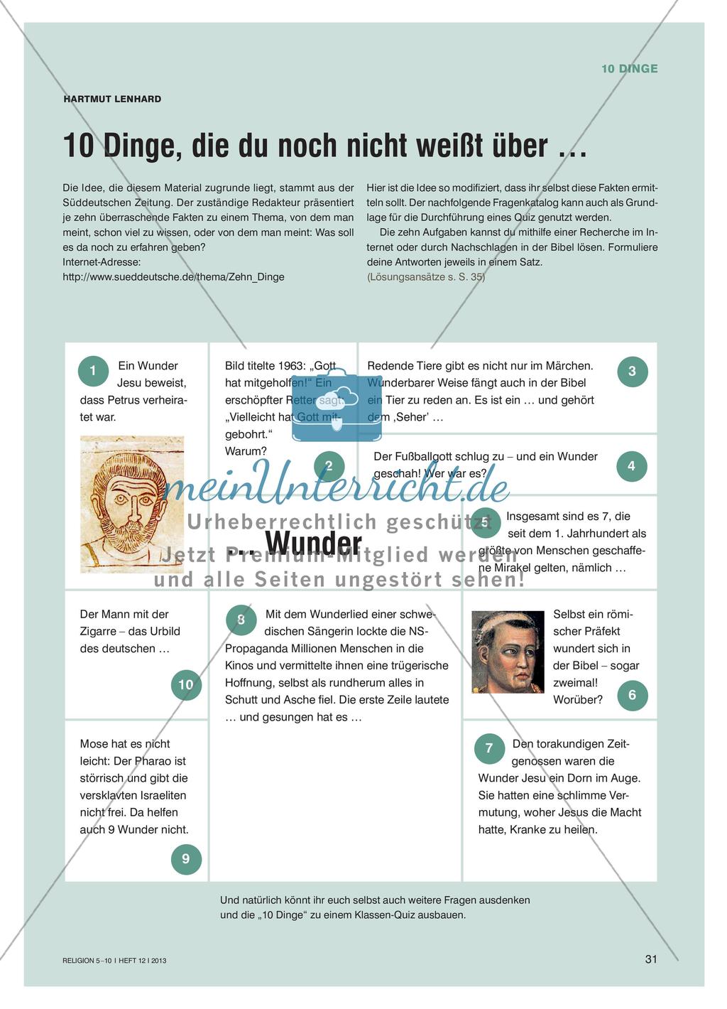 10 Dinge, die du noch nicht weißt über Wunder Preview 1