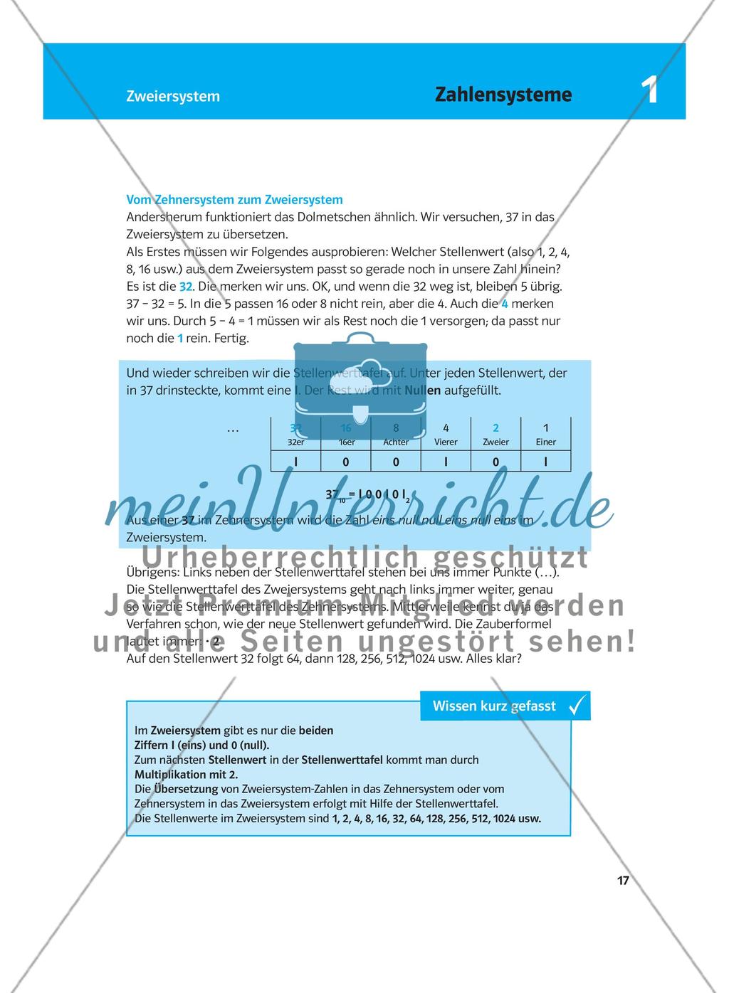Zahlensysteme Preview 8