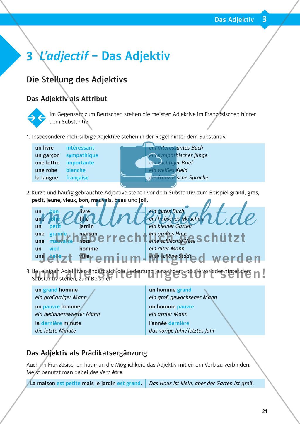 Das Adjektiv Preview 1