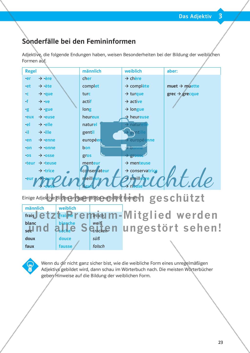 Das Adjektiv Preview 3