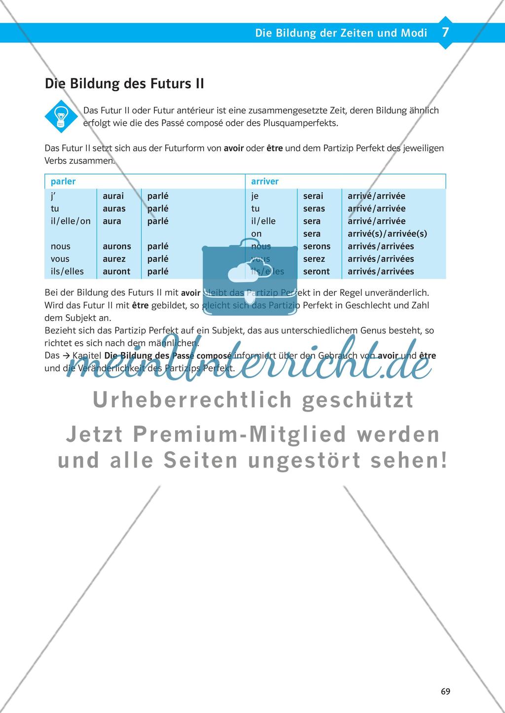 Bildung der Zeiten und Modi Preview 16