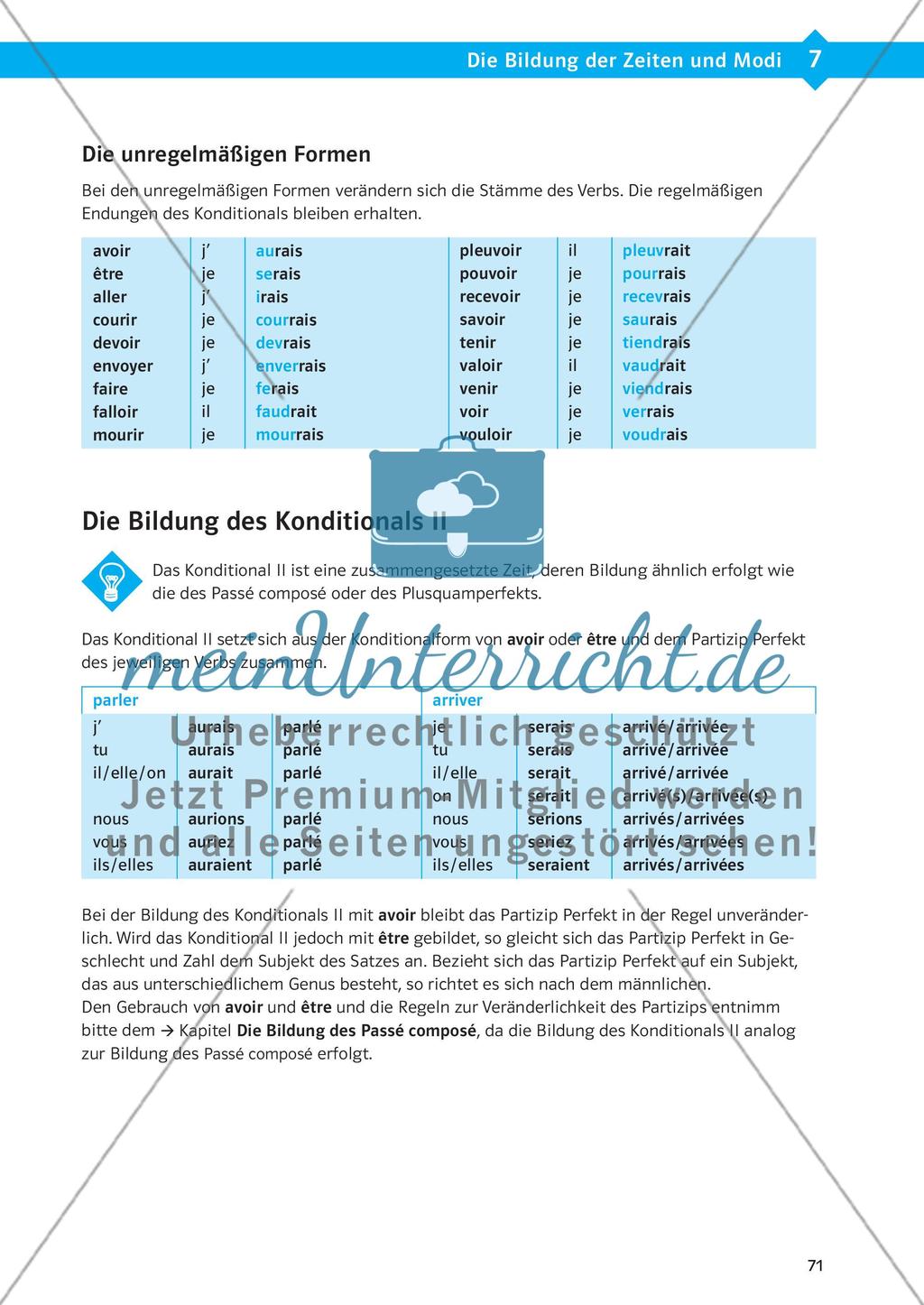 Bildung der Zeiten und Modi Preview 18