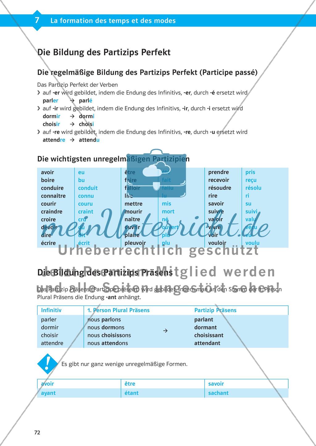 Bildung der Zeiten und Modi Preview 19