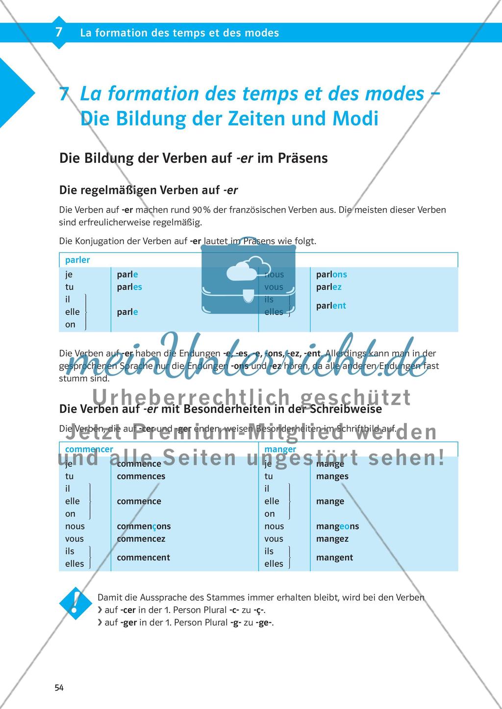 Bildung der Zeiten und Modi Preview 1