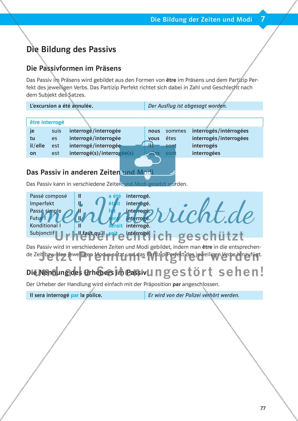 Bildung der Zeiten und Modi Preview 24