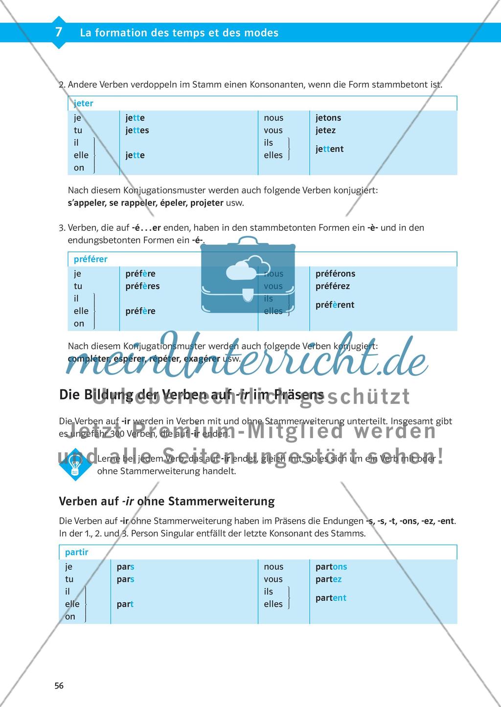 Bildung der Zeiten und Modi Preview 3