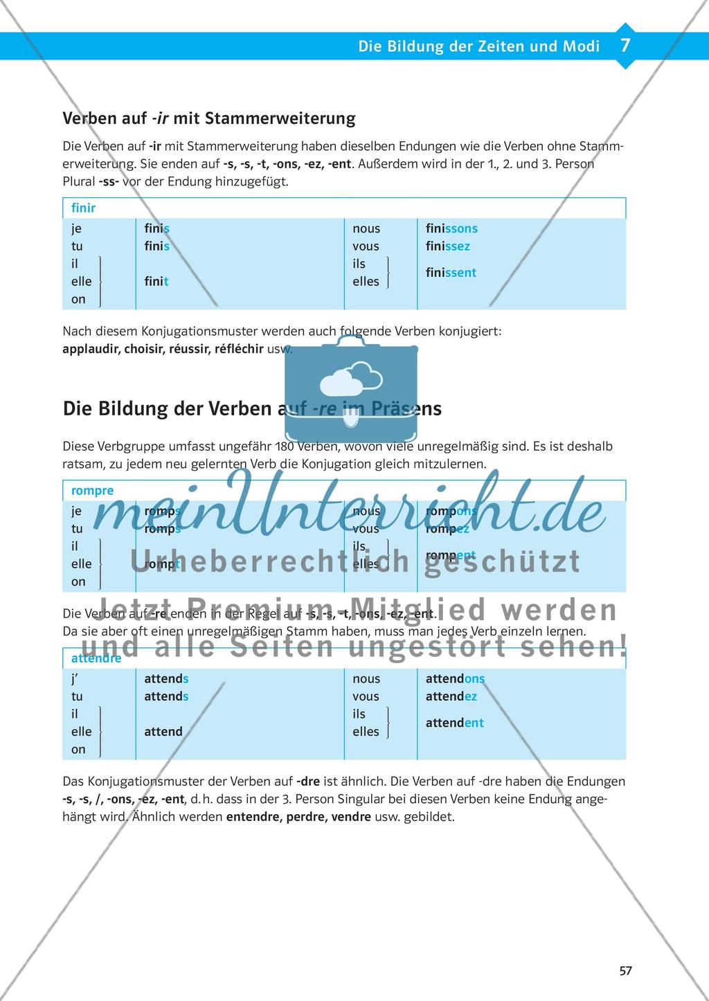 Bildung der Zeiten und Modi Preview 4