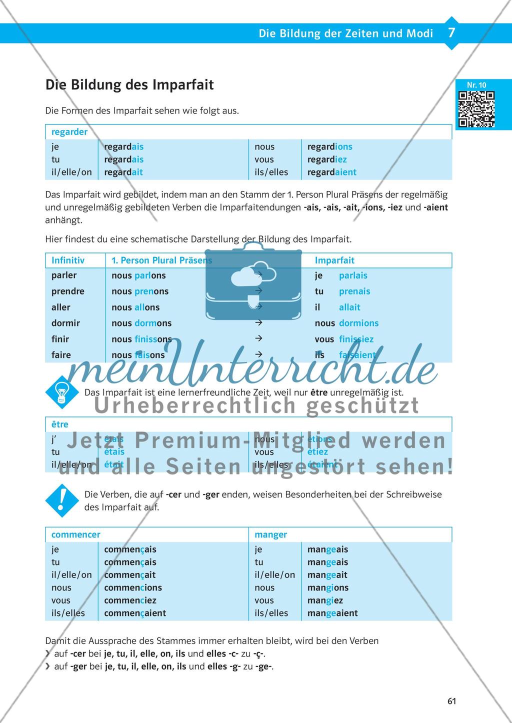 Bildung der Zeiten und Modi Preview 8