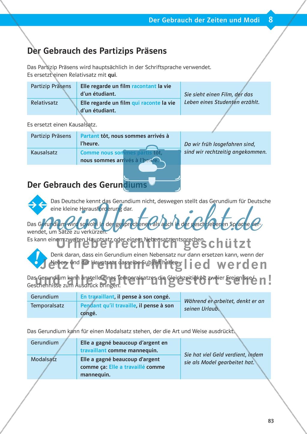Gebrauch der Zeiten und Modi Preview 6