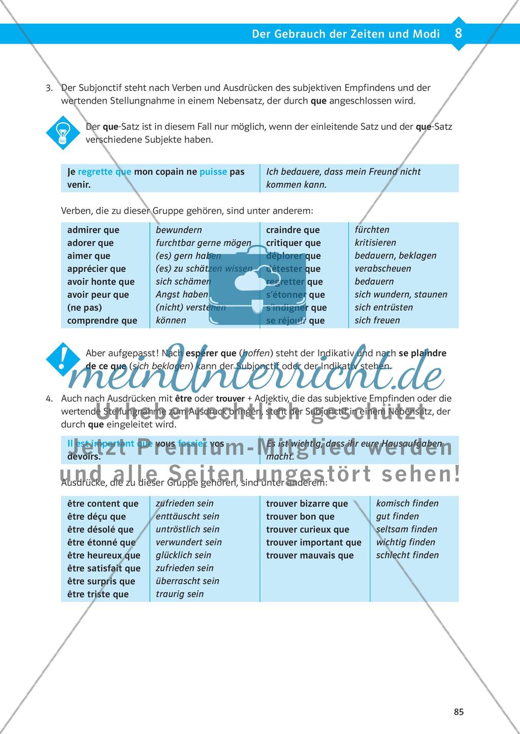 Gebrauch der Zeiten und Modi Preview 8