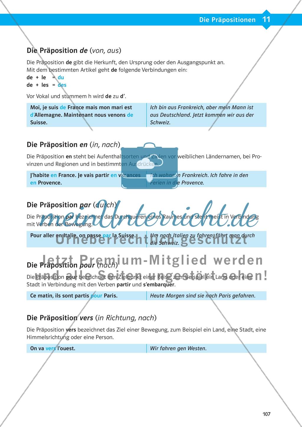 Die Präpositionen Preview 2