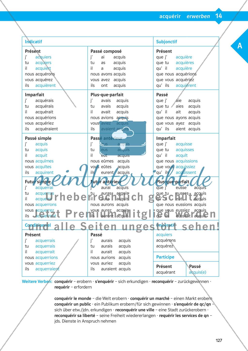 Verbtabellen Preview 2