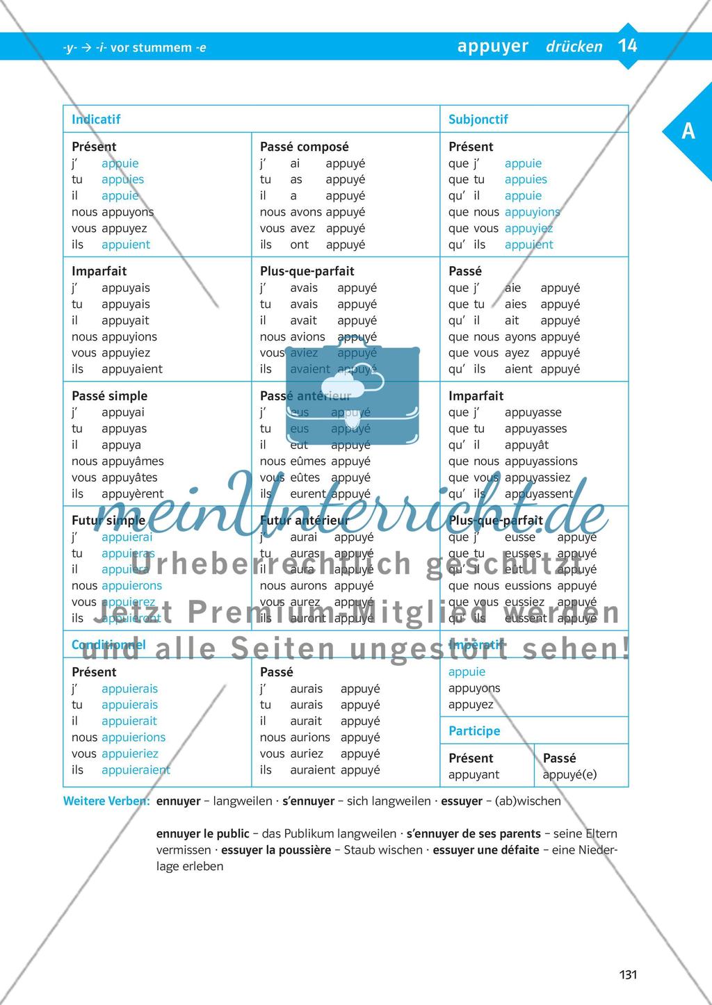 Verbtabellen Preview 6