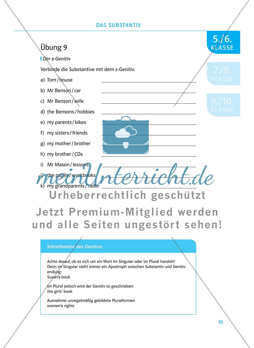 Das Substantiv Preview 6