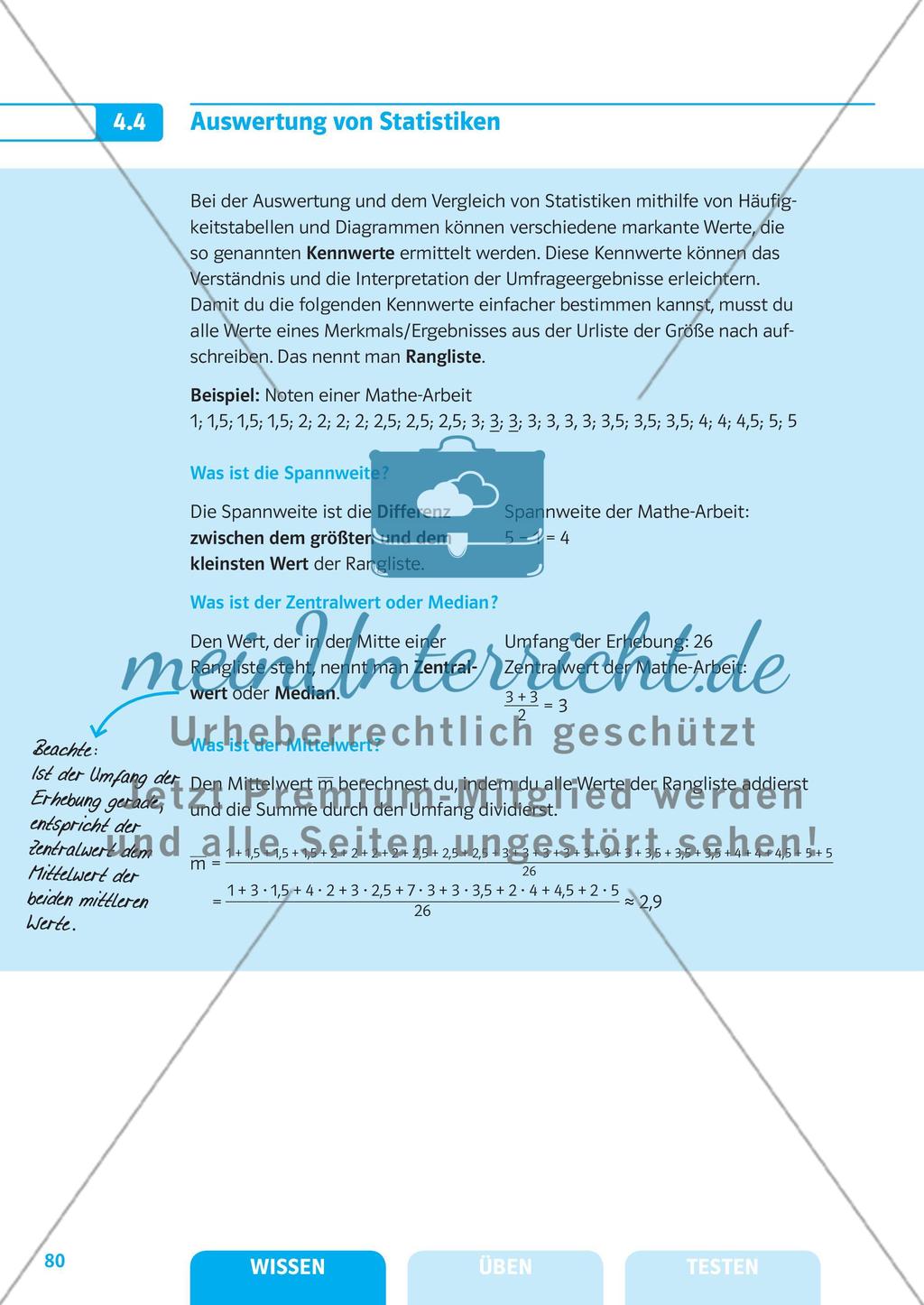 Statistik – Daten erheben, auswerten und analysieren Preview 9