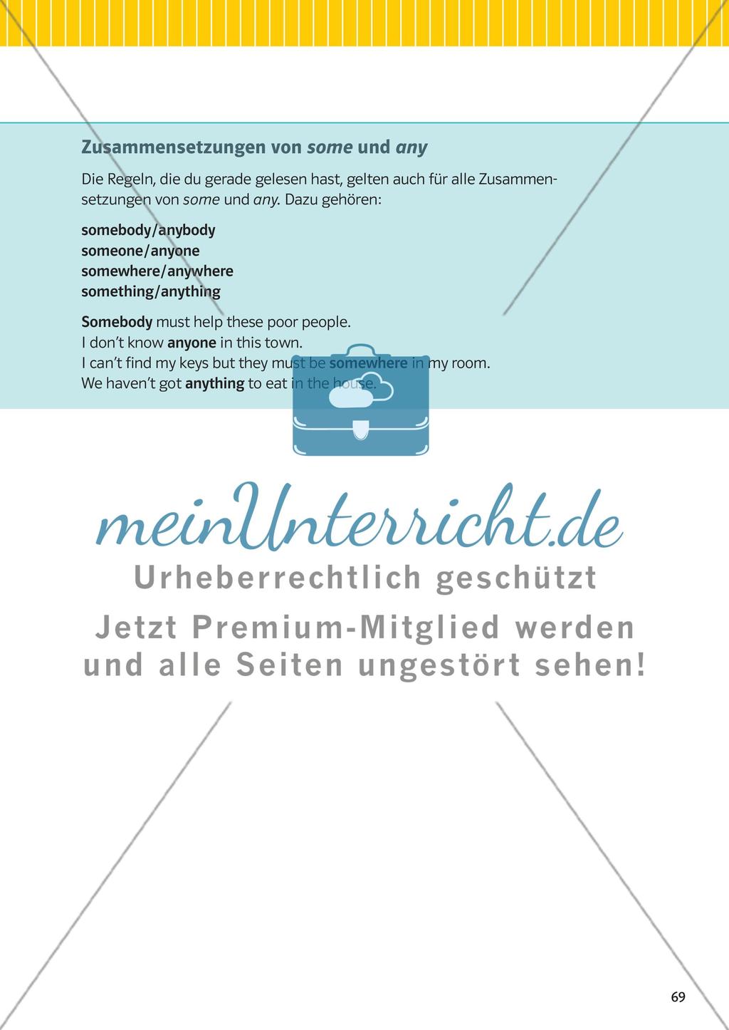 Nomen, Pronomen und Begleiter Preview 16