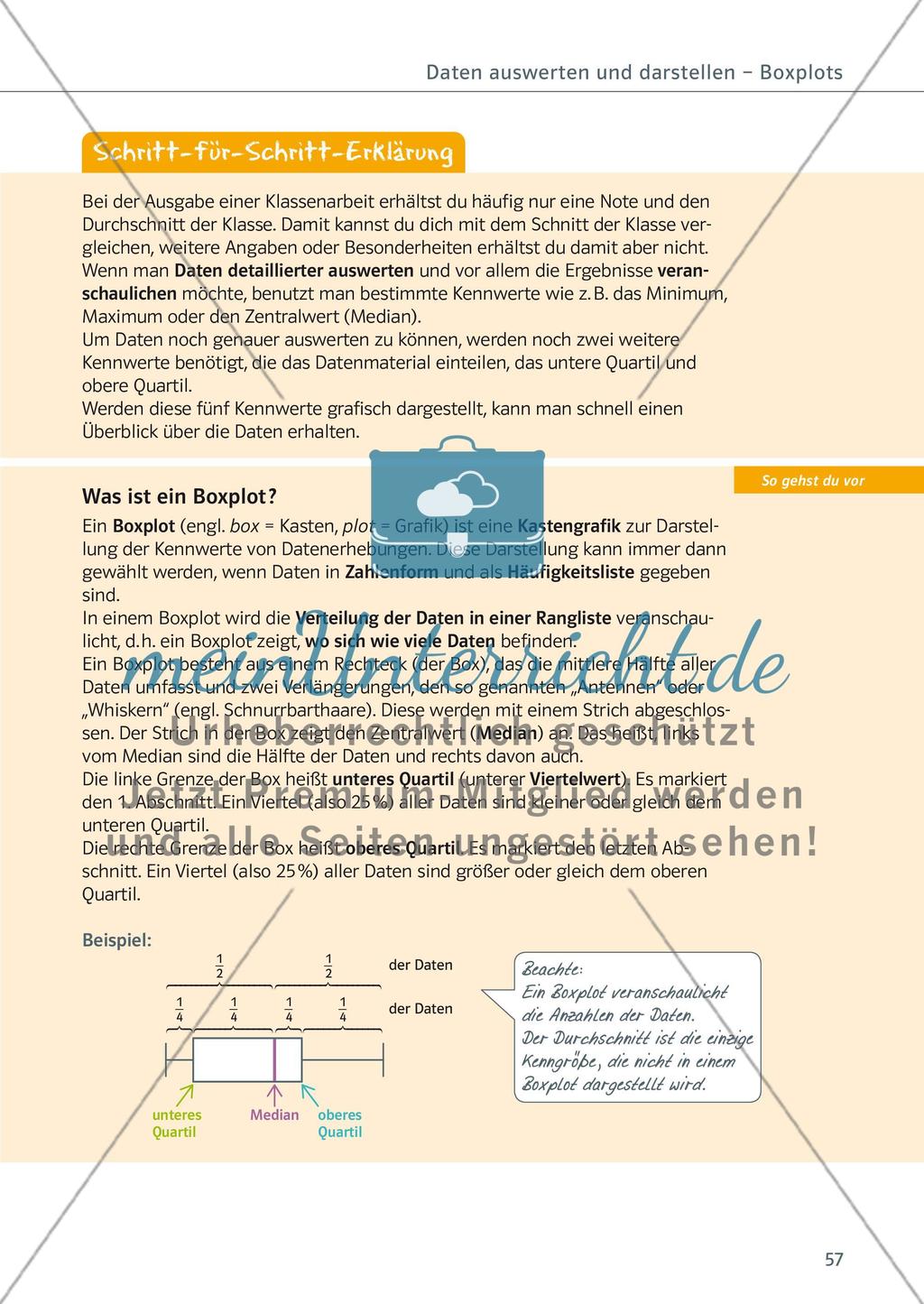 Daten auswerten und bewerten — Statistik Preview 14
