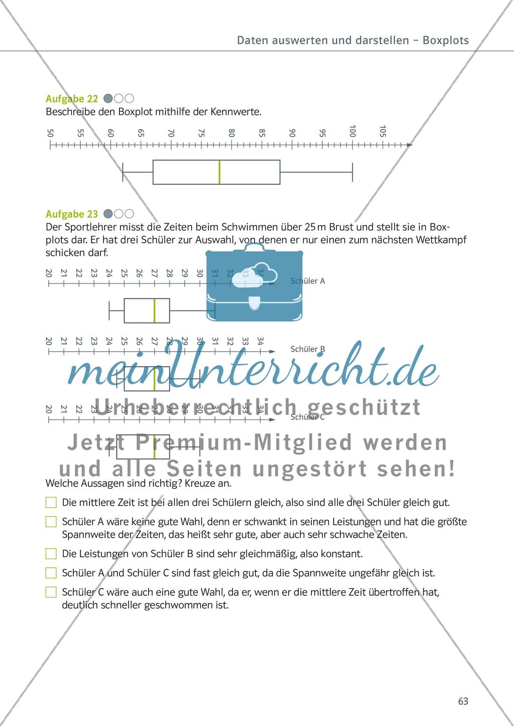 Daten auswerten und bewerten — Statistik Preview 20