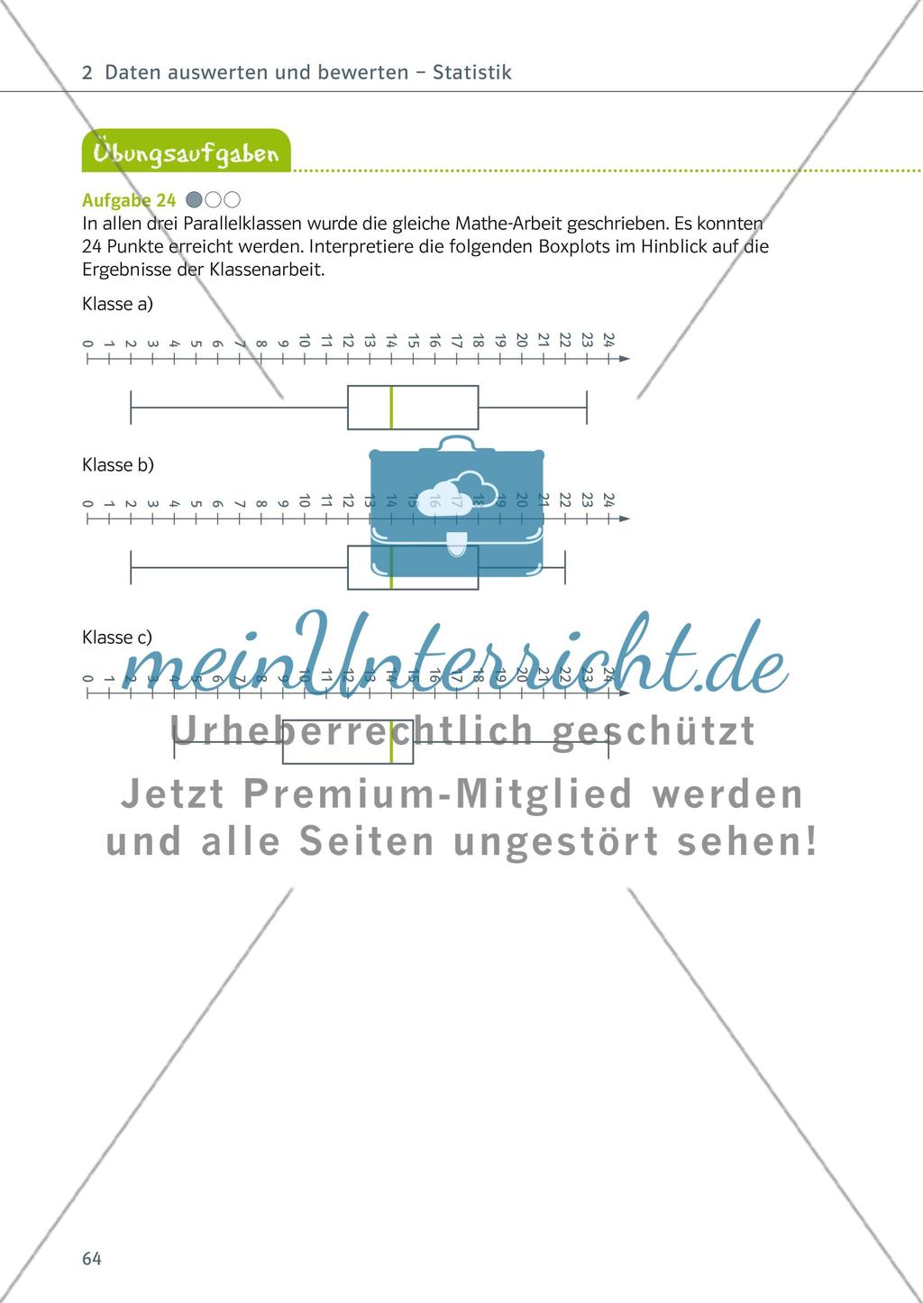 Daten auswerten und bewerten — Statistik Preview 21
