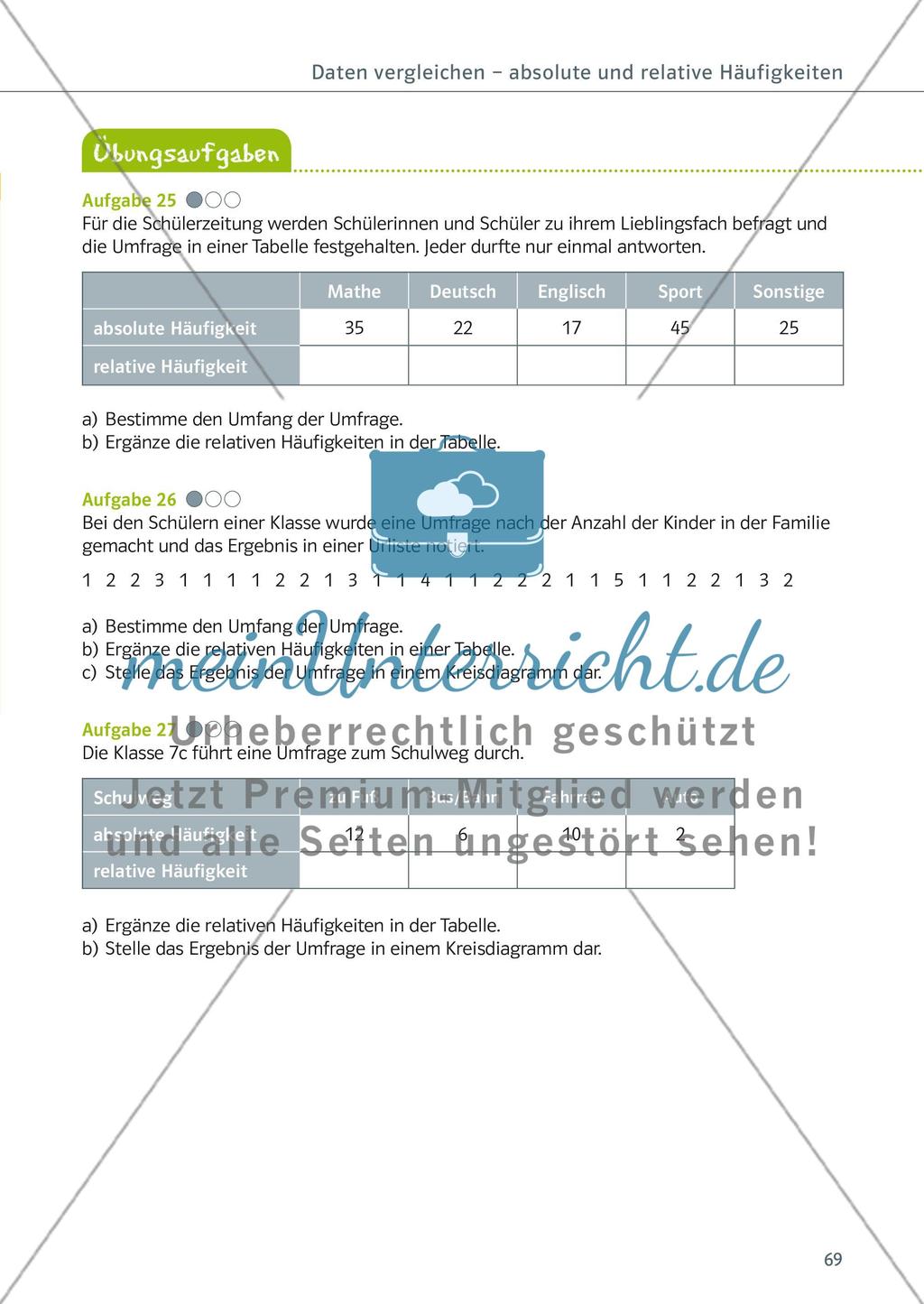 Daten auswerten und bewerten — Statistik Preview 26