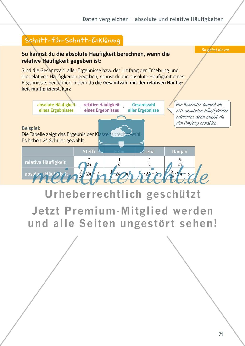 Daten auswerten und bewerten — Statistik Preview 28