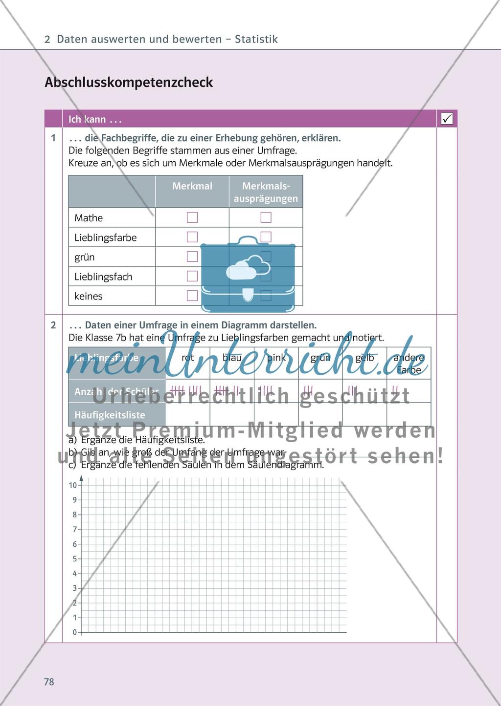 Daten auswerten und bewerten — Statistik Preview 35