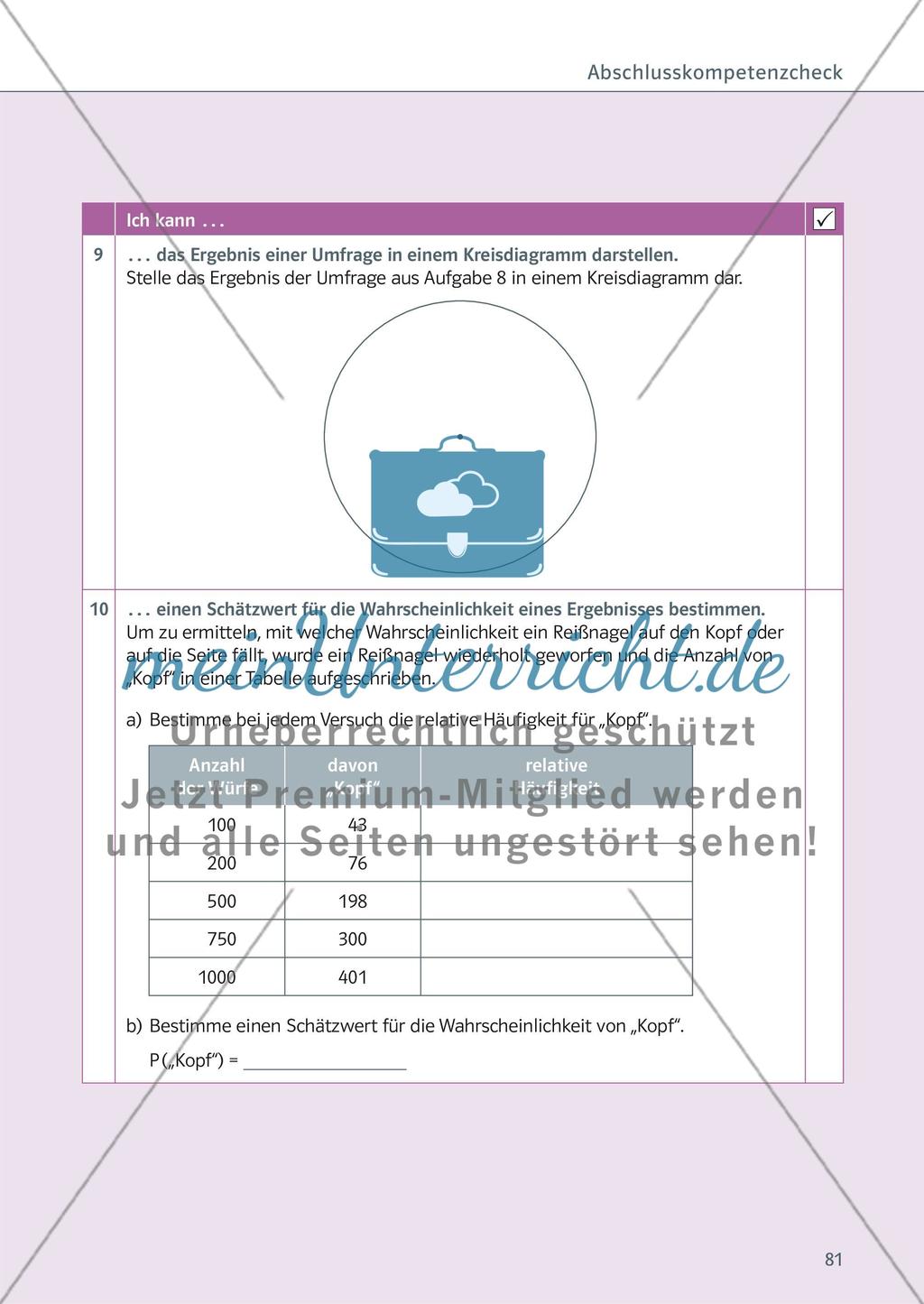 Daten auswerten und bewerten — Statistik Preview 38