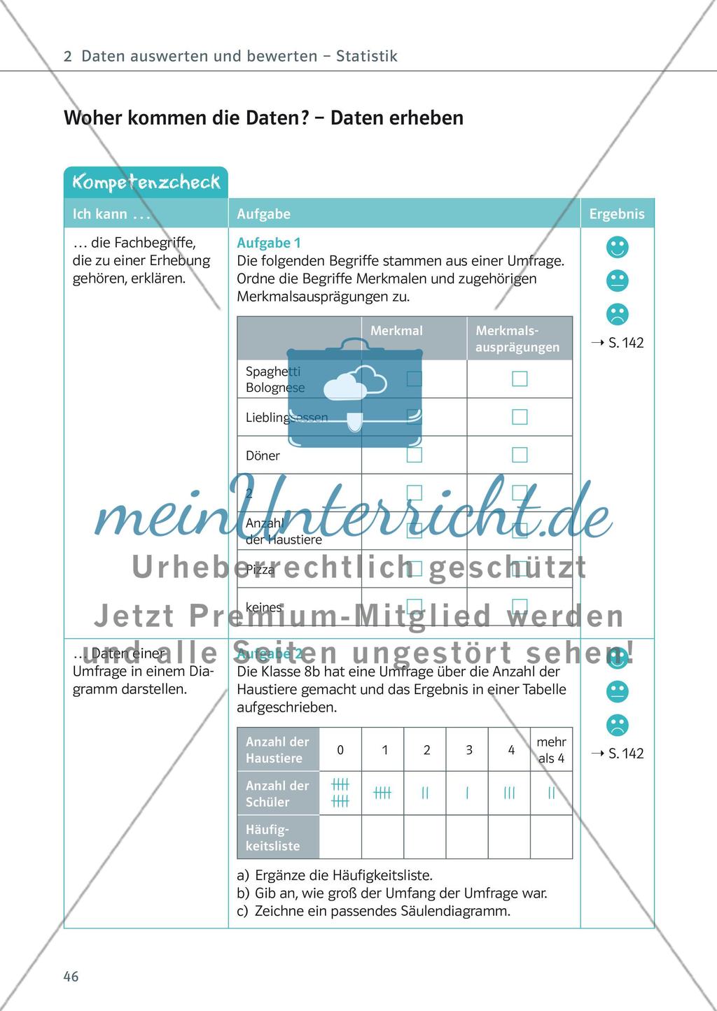 Daten auswerten und bewerten — Statistik Preview 3