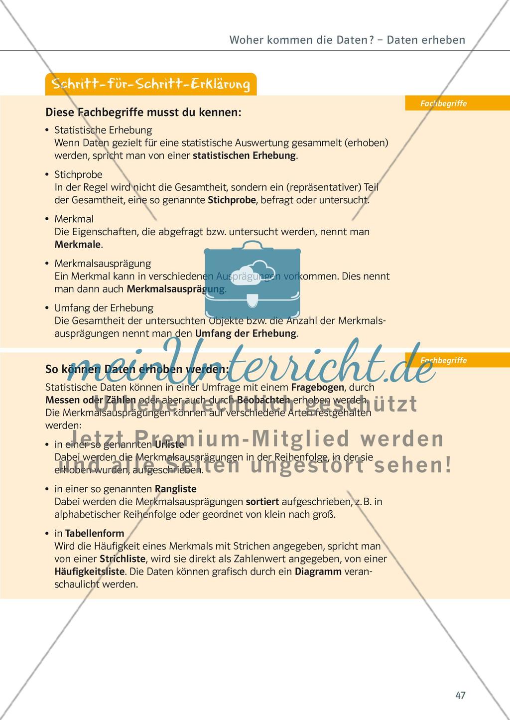 Daten auswerten und bewerten — Statistik Preview 4