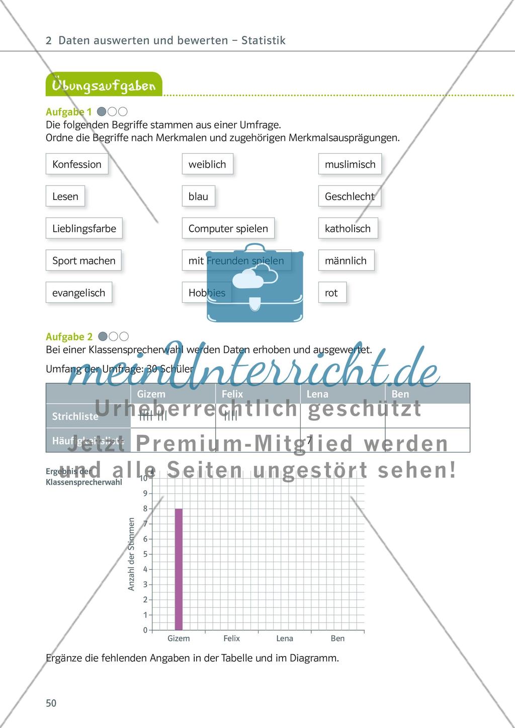 Daten auswerten und bewerten — Statistik Preview 7