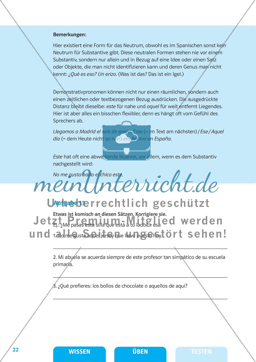 Substantive, Artikel und Pronomen Preview 15