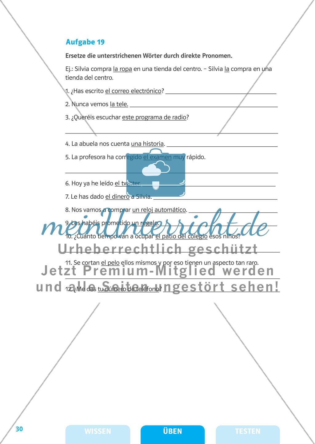 Substantive, Artikel und Pronomen Preview 23